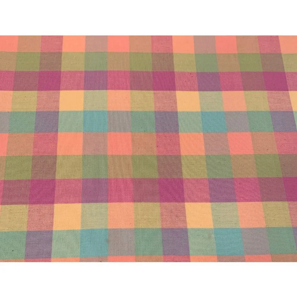 Spring Table Runner Easter Cottage Farmhouse Decor Plaid Cotton Decorative Cloth